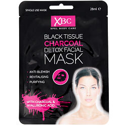 Xpel Body Care Black Tissue Charcoal Detox Facial Mask 28 ml