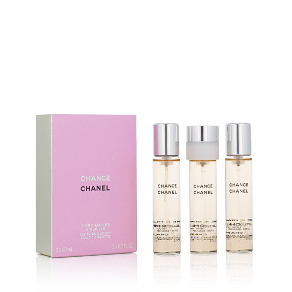 Chanel Chance EDT MINI Nachfüllung 2 x 20 ml + EDT Nachfüllung mit Zerstäuber 20 ml (woman)