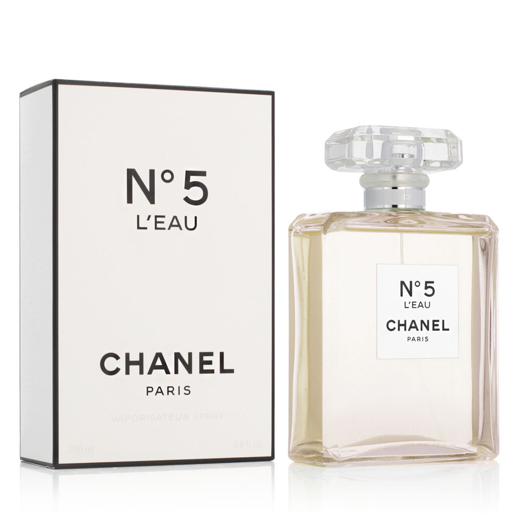 Chanel No 5 L'Eau Eau De Toilette 200 ml (woman) - Parfum Zentrum -  Internet-Parfümerie mit exklusiven Düften und Luxuskosmetik zu tollen  Preisen.