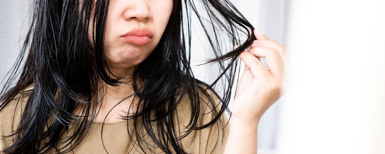 Fettiges Haar?  Wir haben die Lösung.