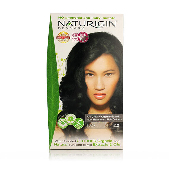 Naturigin Permanent Hair Colours (Black 2.0) 115 ml