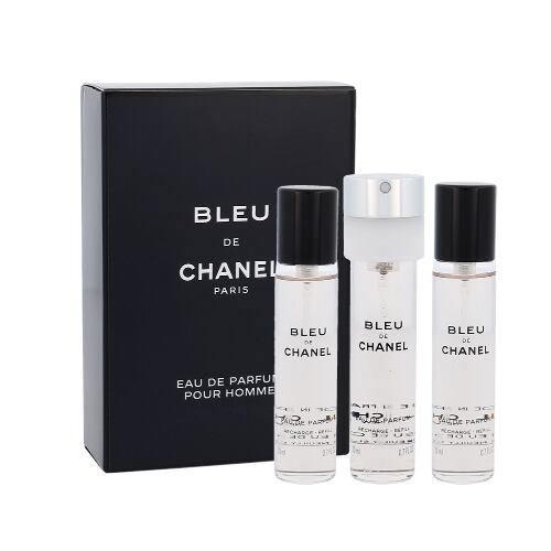 Chanel Bleu de Chanel Eau De Parfum Refill mit Zerstäuber 20 ml + Eau De Parfum Refill 2 x 20 ml man