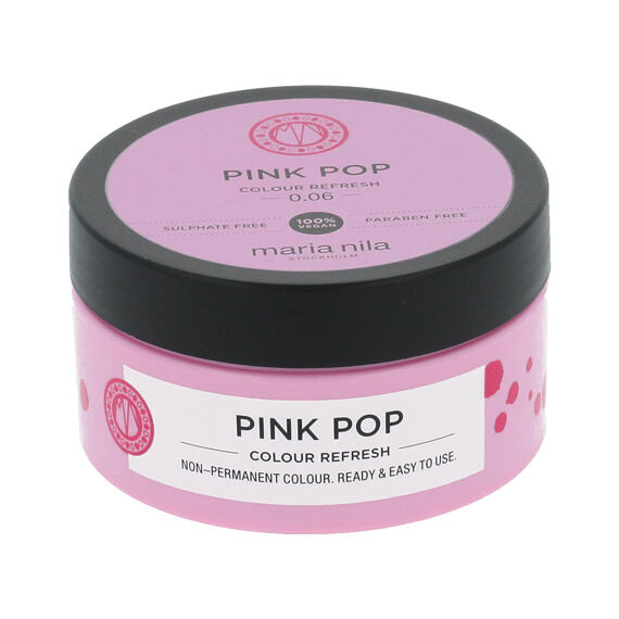 Maria Nila Colour Refresh Haarmaske mit Farbpigmenten Pink Pop 100 ml