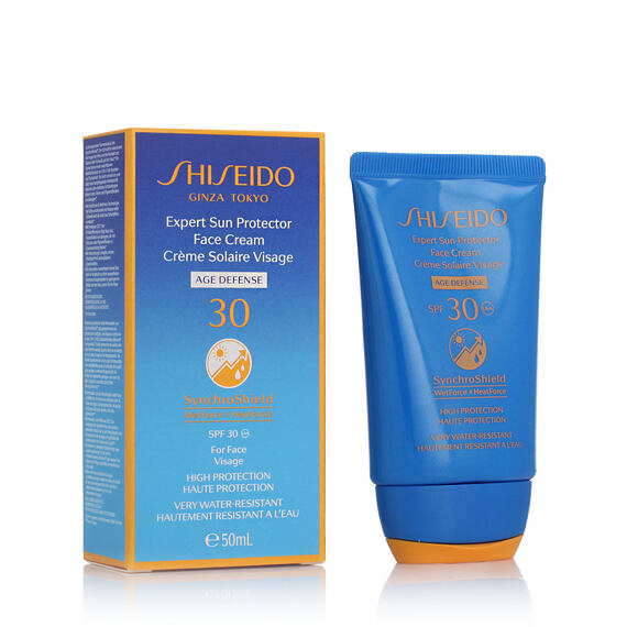 Shiseido SynchroShield Expert Sun Protector Face Cream Age Defense SPF 30 50 ml
