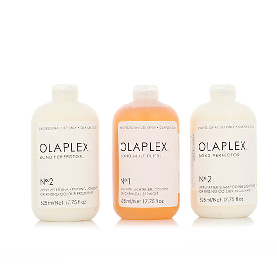 Olaplex Salon Kit No.1 Bond Multiplier 525 ml + No.2 Bond Perfector 2 x 525 ml + Dispensor