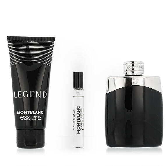 Montblanc Legend for Men EDT 100 ml + EDT MINI 7,5 ml + SG für Haut und Haar 100 ml (man)