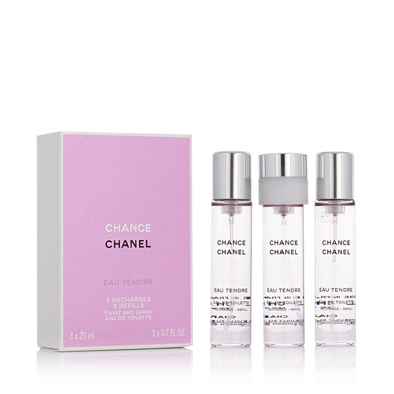 Chanel Chance Eau Tendre EDT 3 x 20 ml Taschensprayfüllung W