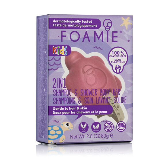 Foamie Kids 2in1 Shampoo & Shower Body Bar Turtelly Cute - Cherry 80 g